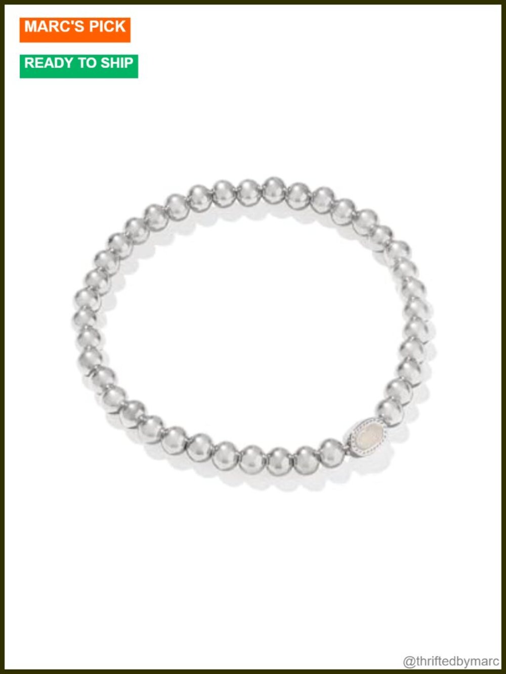 Mini Elaina Stretch Bracelet with Beads, 6.5" Circumference, Gift Box